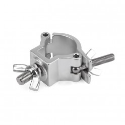 RIGGATEC 400200968 - Halfcoupler Small, Silver, max. 75 kg (32 - 35 mm) Stainless Steel